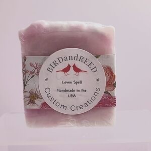 Hand Crafted  Made in America Loves Spell Soap  Loves Spell  4 oz bar